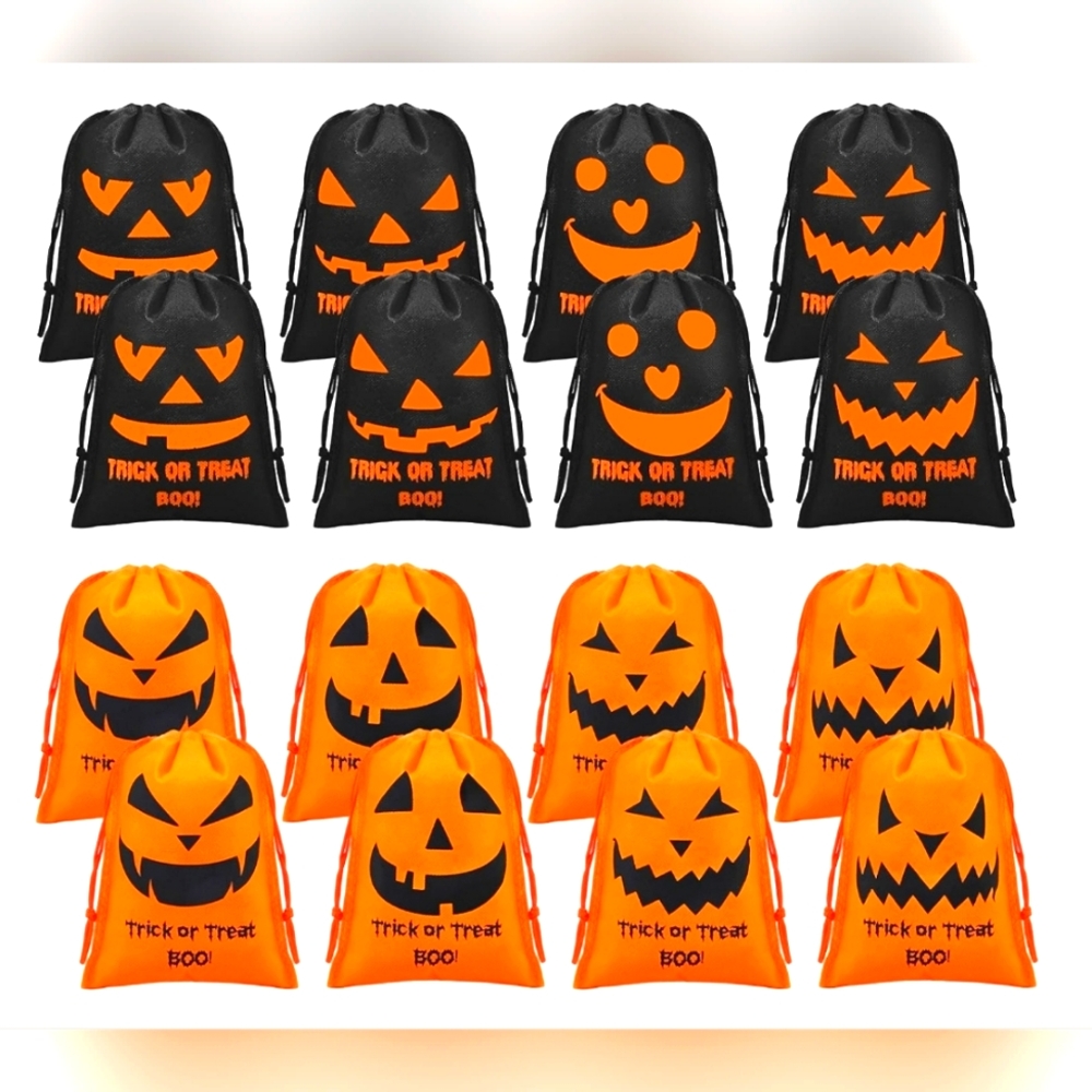 Halloween Weewooday "Trick or Treat Boo" Bags for kids - pack of 32